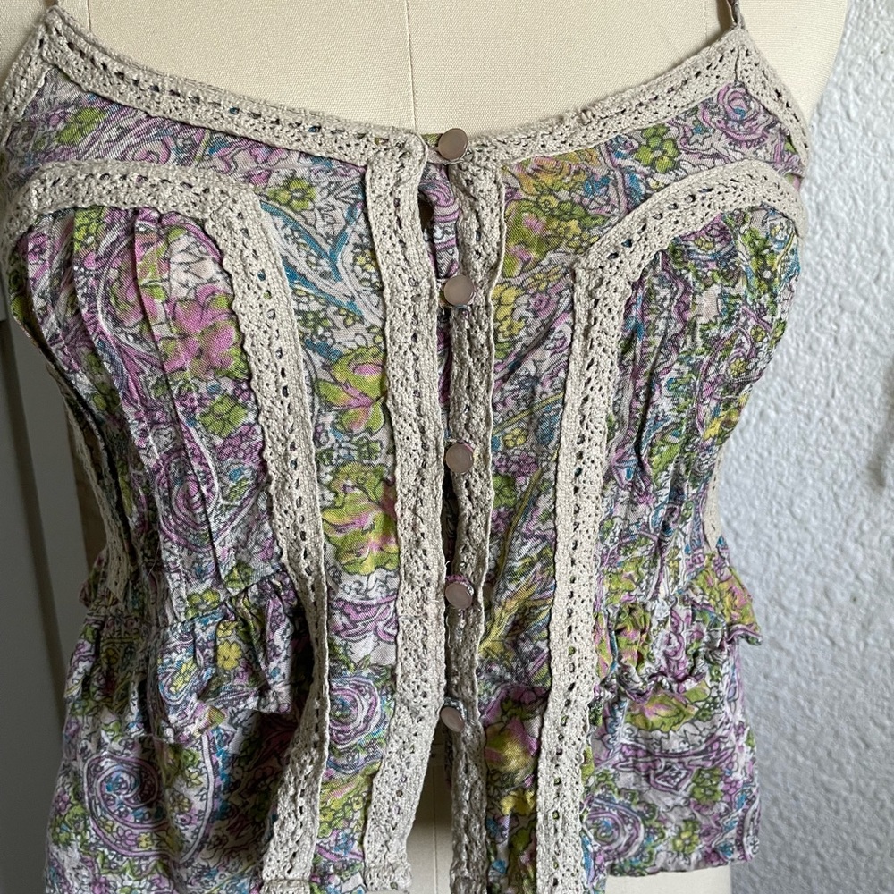 Billabong womens boho top size M
